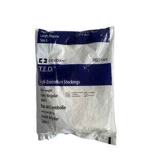 Covidien T.E.D. Anti-Embolism Stockings Knee Length Size E Large NEW